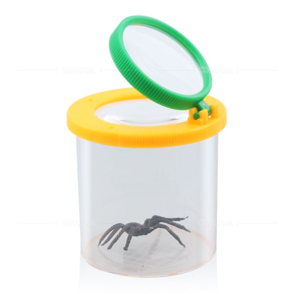 Bugs Catcher for Kids with a Spider Toy Bugs Magnifier Insect Magnifier Jar