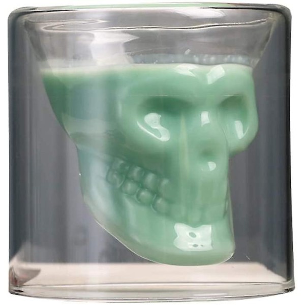 Crystal Skull Glass, kaksinkertainen läpinäkyvä