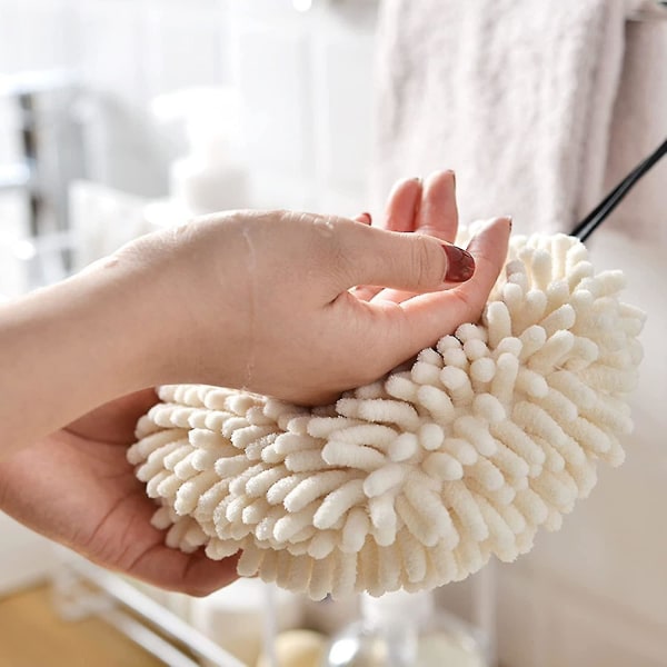 2 stk. Håndkle til håndtørker - Chenille Mikrofiber Håndklær til rask tørking