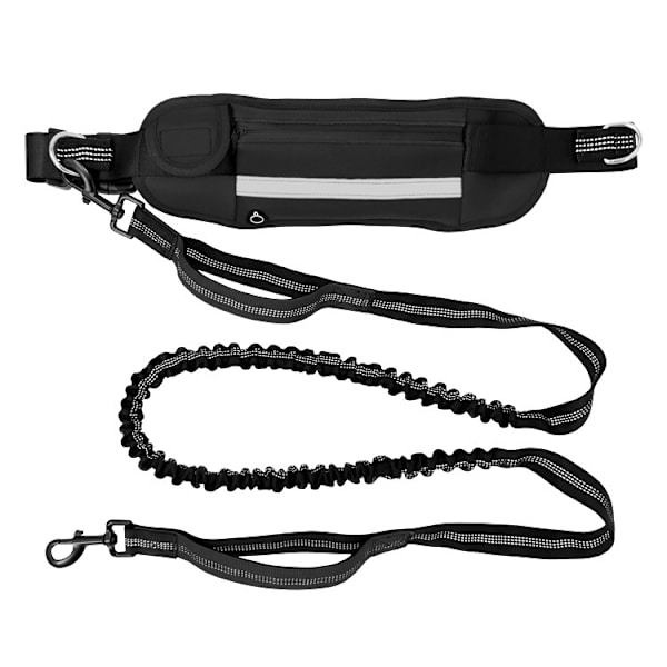 Flexibelt koppel med magväska, blå