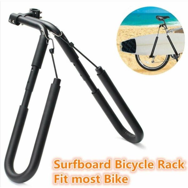 Surfboard Fiets Rack-Surfboardholder-Zwart-Met universel cykel b