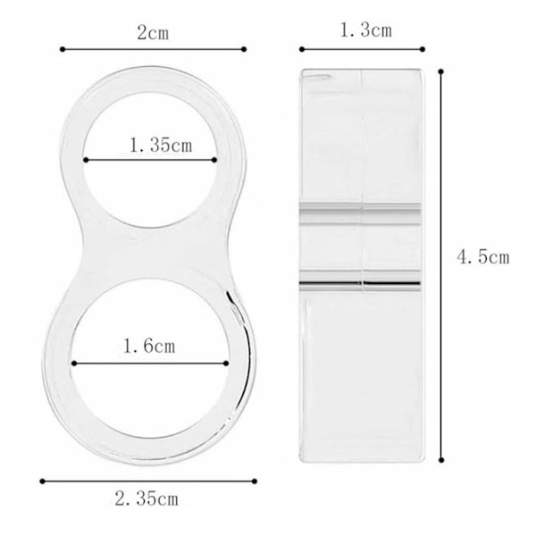10 kappaletta PVC-ovenpysäyttimiä, silikoniovenkahva ja puskuri, ovenkahvan suojaus (läpinäkyvä)