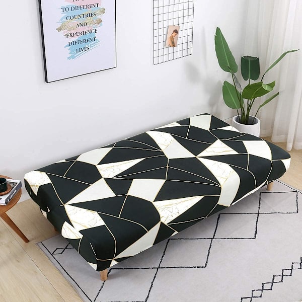 Stretch Sofa Cover, Elastisk Armløs Sofa Cover, Universal Sofa Bed Cover, Sofa Protector (190-210cm)