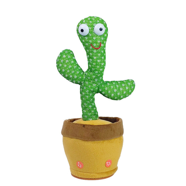 Dansande kaktus, pratande kaktusleksak upprepar det du säger Grönt
