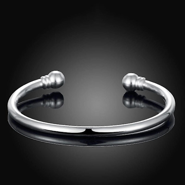 Armband, Fashion Simple Open Bangles Två Pärlor Manschett Smycken För Kvinnor