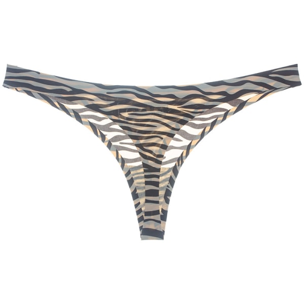 Kvinners Mikrofiber Lav Midje Usynlig Thong 3stk XL 34cm-44cm