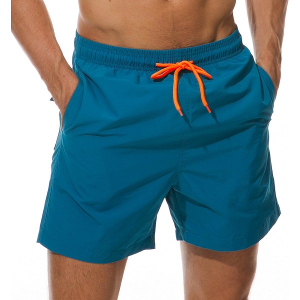Badbyxor för män Quick Dry Beach Shorts med fickor 3XL