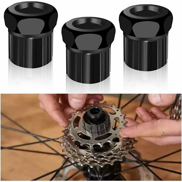 3 stk. Carbonstål Frihjul Fjerner 2620Mm Solid Varmebestandig Bærbar Kassette Fjernelsesværktøj Holdbar Cykelkædeaftrækker Til Cykel Reparation Shop