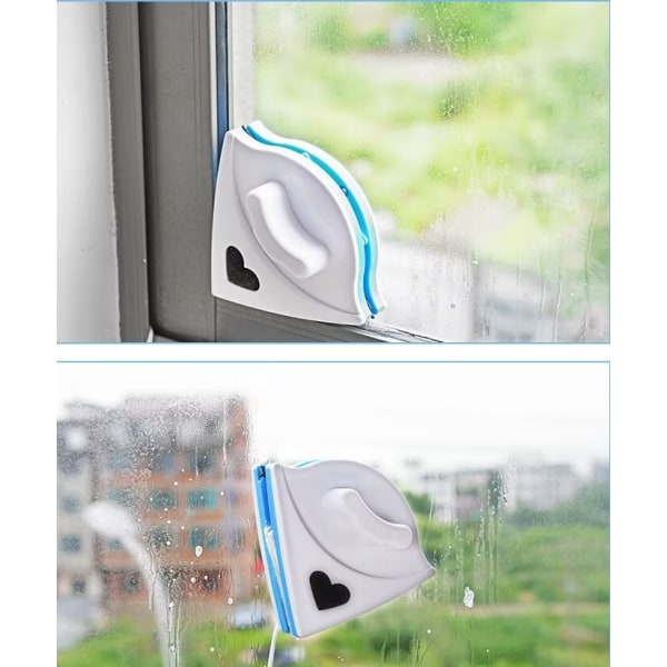Dobbel side magnetisk vindusvasker, justerbart magnetisk dobbeltvindusglass