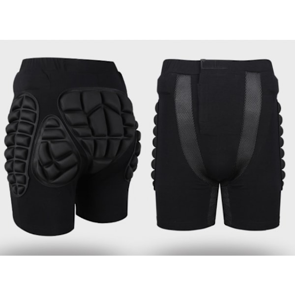 Vinterpolstrede shorts med stødabsorbering Åndbare sportsshorts til skiløb og snowboarding