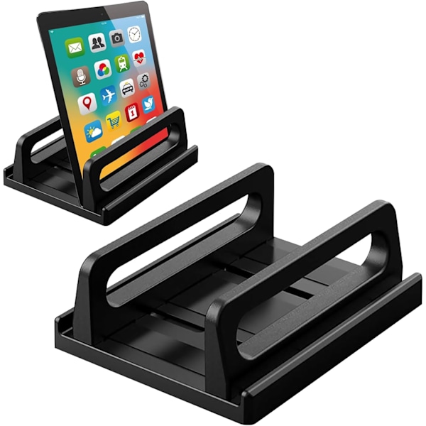 ABS Vertikal Laptop Stativ, Sort, 15*12.2*5.6cm