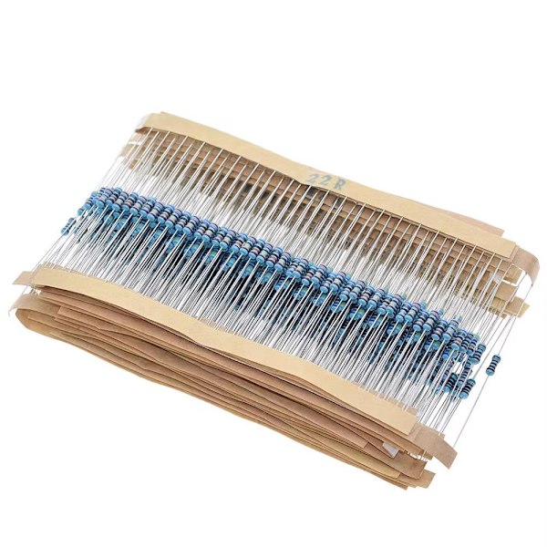 600 stk Metal Film Modstande Kit til DIY Projekter og Eksperimenter
