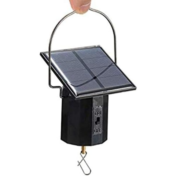 Hängande Solar Powered Wind Cuasting - Solar Powered Roterande Motor - Rotati