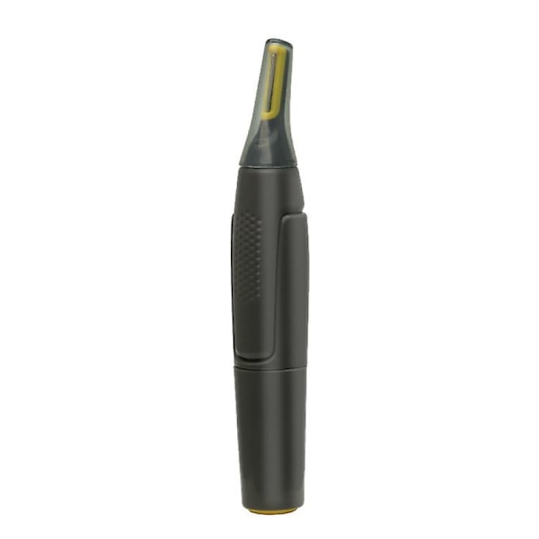 Titanium Hårtrimmer kompatibel med mænd, elektrisk belyst skæg- og næsehårstrimmer kompatibel med øjenbryn, næse, øre og ansigt (1 stk)