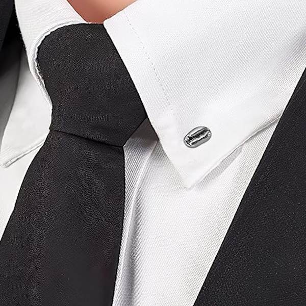 4 st kaffebönor formade brosch metall pin present dekor märken pin för ryggsäck