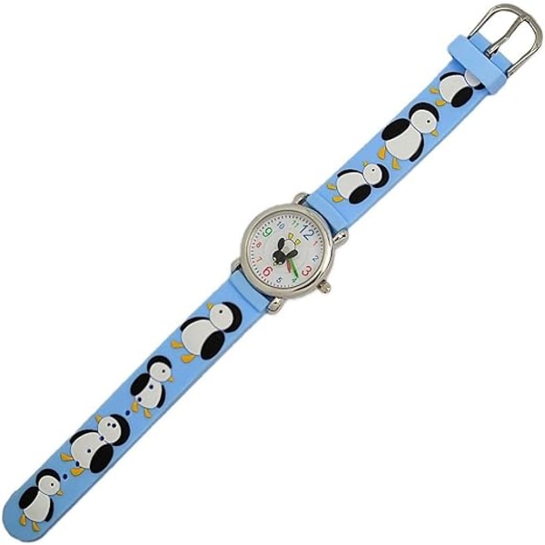 Söpö toddler watch 3D silikoniranneke watch, sininen