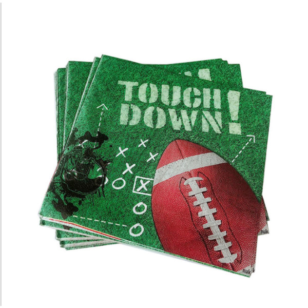 Rugby-bordsduk | 9-pack festpaket (54 tum bred x 10 tum lång) | Rektangulär spelbordsduk