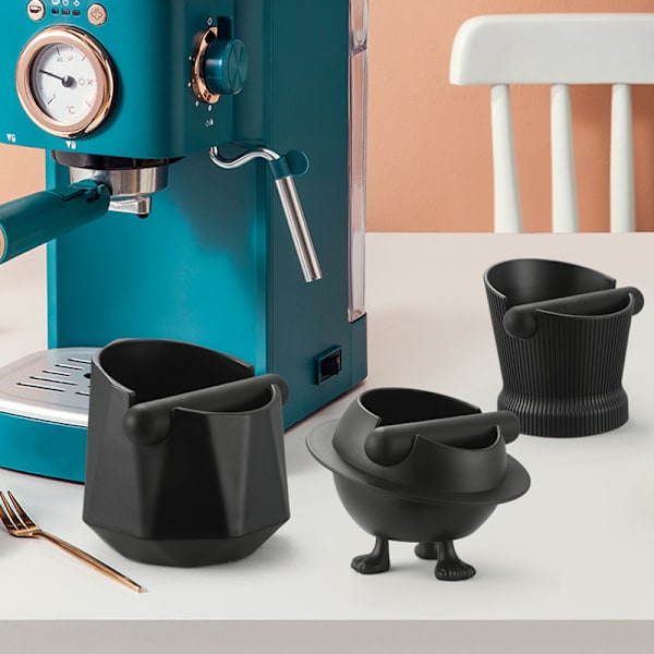 1 stk. kaffegrundsspand, plastik espressokaffegrumsbeholder med aftagelig