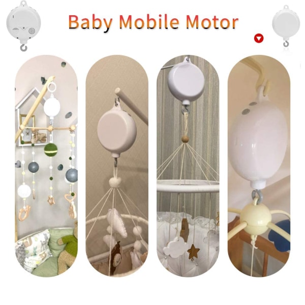 Krybbemobil Motor, Mobil Musikboks Baby Mobil Sengklokke