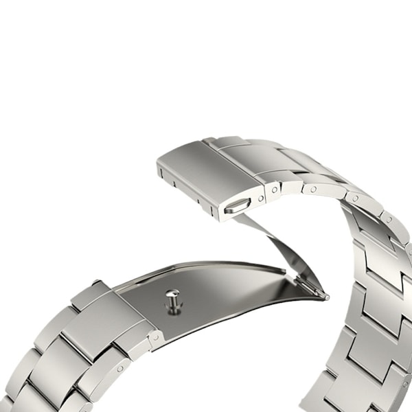 Metal Watch Band 22mm - Sort Quick Release Udskiftningsurrem til Mænd og Kvinder - Rustfrit Stållænke til Smartwatch