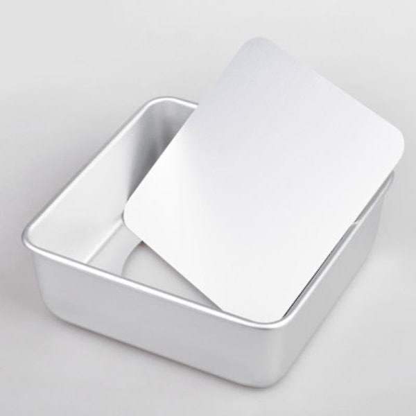 Kakaform i aluminiumlegering, fyrkantig form för bakning av chiffonkakor och mousseformar med löstagbar botten