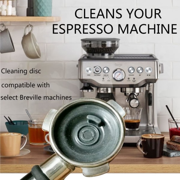 2 stk. Espresso Backflush Rengøringsskive, til Breville Espressomaskiner - 54mm