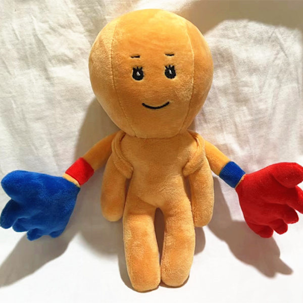 Plys bamse - 25CM, gul bamse, til fans samling drenge piger hjem indretning