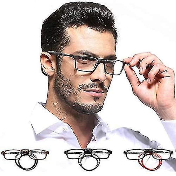 Magnetiske Hengende Halsbriller Bærbare Sammenleggbare Tr90 Lesebriller For Me