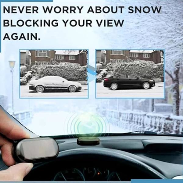 Molekylær Elektromagnetisk Bil Vindrute Antifrost, Bil Antifrost Elektromagnetisk Avriming Enhet, Rask og Effektiv Snøfjerning.