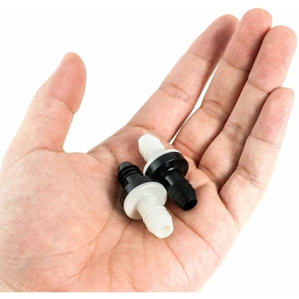 Enkelte tilbageslagsventil, 10 mm 3/8\" ABS, 4 stk.