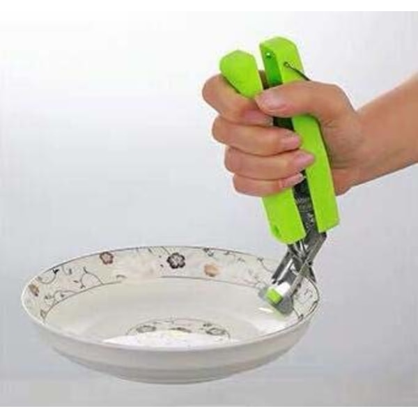 2PCS New Practical Multi-Functional Stainless Steel Bowl Clip Kitchen Anti-