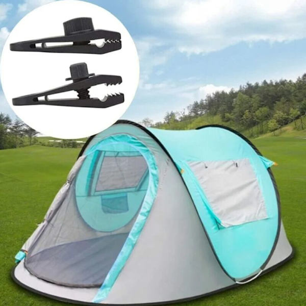 Presenningklämmor 10 st Tältklämmor Markiser Klämma Klämma Markiser för Camping Cano
