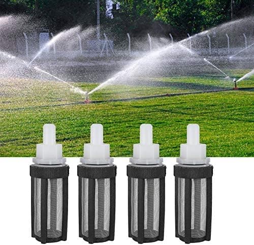 6-pack vattenpump mikrofilter bevattningsram 9cm rostfritt stål trädgård