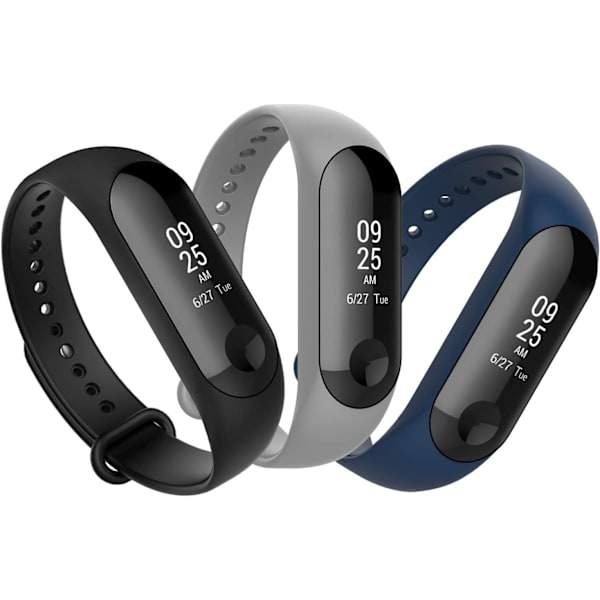 3 stk. Rem til håndled kompatibel med Xiaomi Mi Band 4/3, udskiftning af håndled