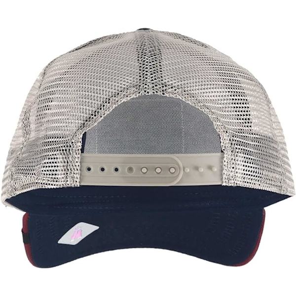 Trucker Hat Män - Mesh Baseball SnapBack Cap - Marinblå-Röd Tupp