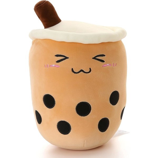 Fyldte Boba-bamser 25 cm bløde Bubble Tea-bamse legetøj pude sød mælkete