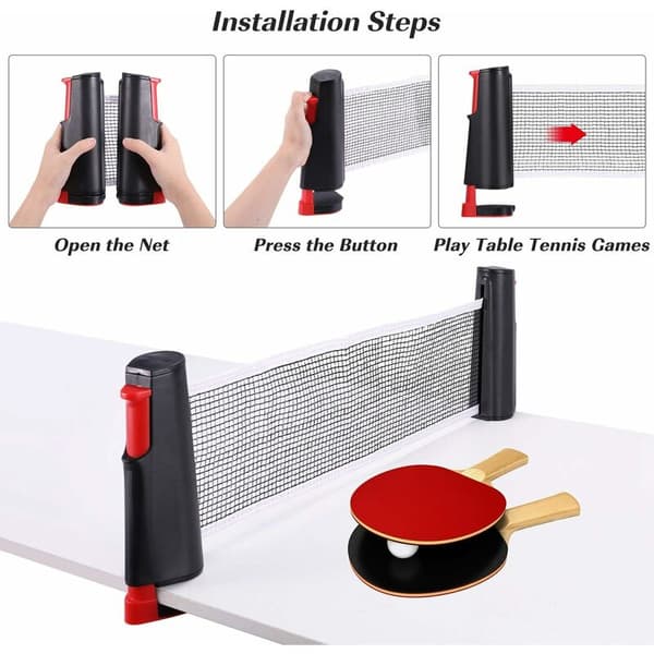 Ping Pong Net, Retractable Table Tennis Net Ping Pang Net Table Tennis Net