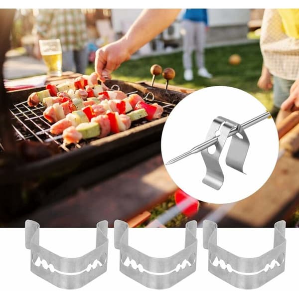 Ulkoilma BBQ-kiinnitystelineet 41,5X41,5mm 3 kpl