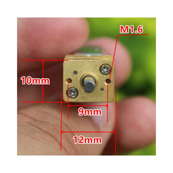 DC3V3.7V5V 6V tarkka N20 hidastusmoottori mikro DC-moottori metallivaihde 66