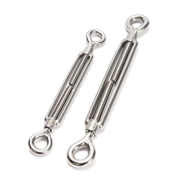 Wire Rope Cable M4 304 Rustfritt Stål Hook & Eye Rope Tensioner Tension Pack of 5