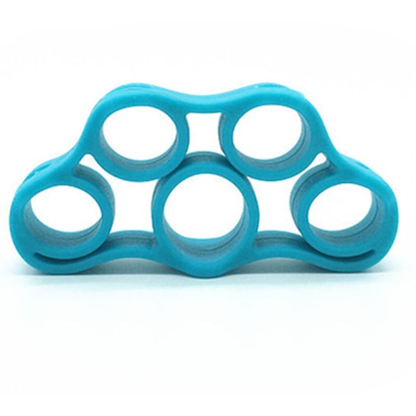 Blå Lake Silikon Fingerträningsdragare Mus Hand Fingerövningstränare Liten Fem Finger Fitness Dragare-Finger Stretching Exerciser, 8.8LB
