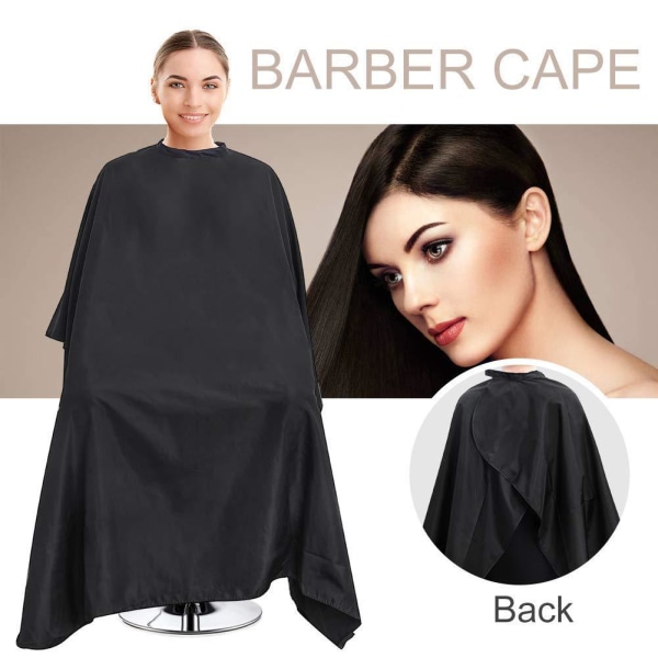 Ammattimainen vedenpitävä kampaamokappale Nailonparturi Salon Cape Gown with Snaps