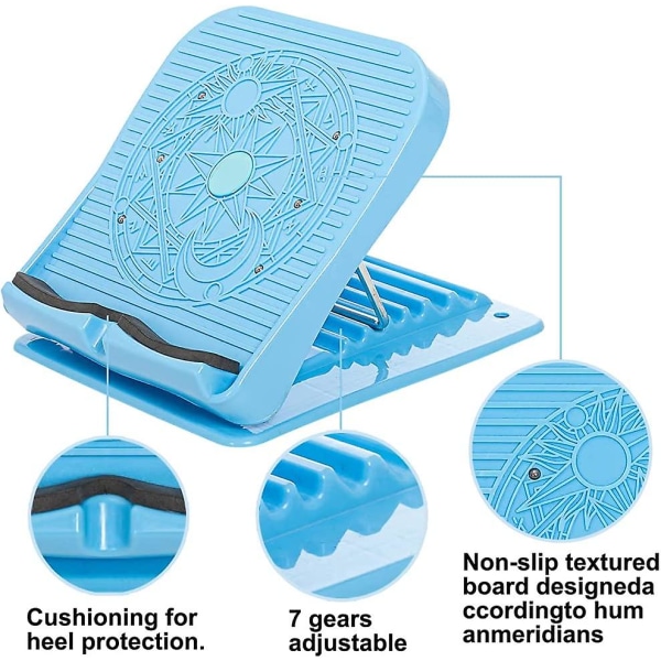 Skråbræt Kalvestrækker Ankel- og Fodhældningsplade til Strækning af Stramme Lægge eller Plantar