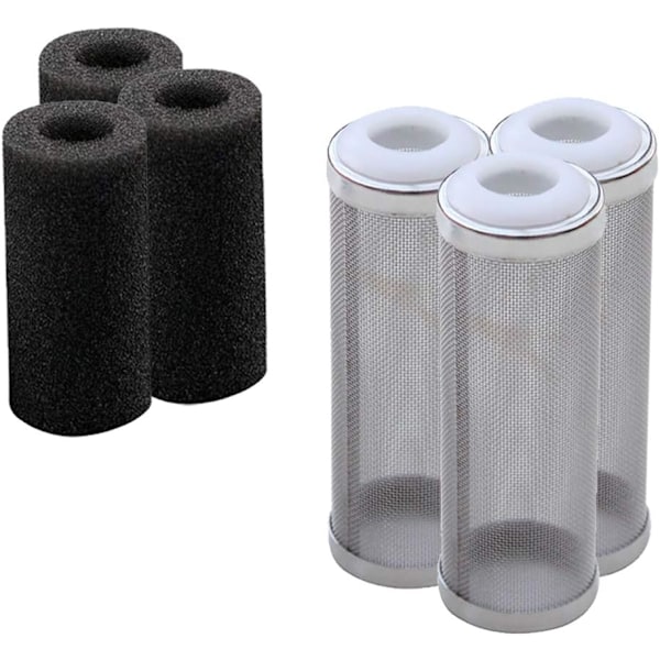 Filter Guard Mesh Protection 6 stykker Filter Inlet Sponge Aquarium Filter G
