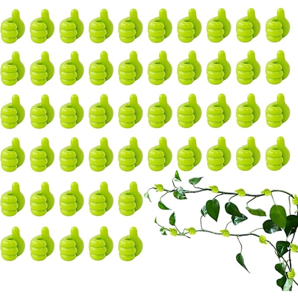 Climbing Plant Clip,50PCS Plant Clips Plant Fixing,Climbing Plant Support Clip,Wall Plant Clip,Plant Support Clips for Climbing Plants Wall Garden