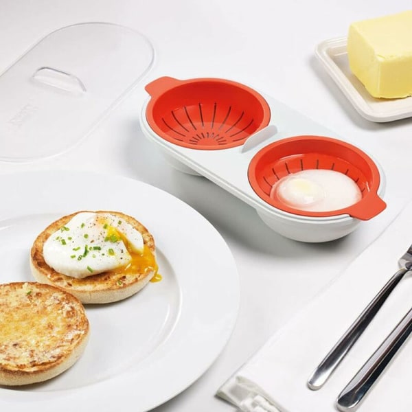 Äggkokare Mini Ägg för Mikrovågsugn Matlagning Skalfri Äggkokare Kokt Ägg Pocher Stekta Ägg Hälsosam Matlagning Ägg Lämplig för Ugn & Mikrovågsugn Bekväm och Snabb，24*11.5*6cm