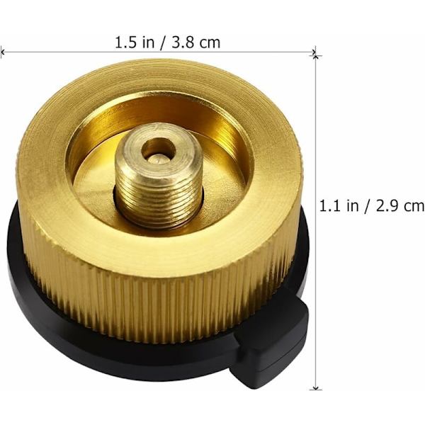 Campingspis Gaskolvsadapter Överföringsadapter Gasmunstycken Gascylinderadapter för Campingbrännare