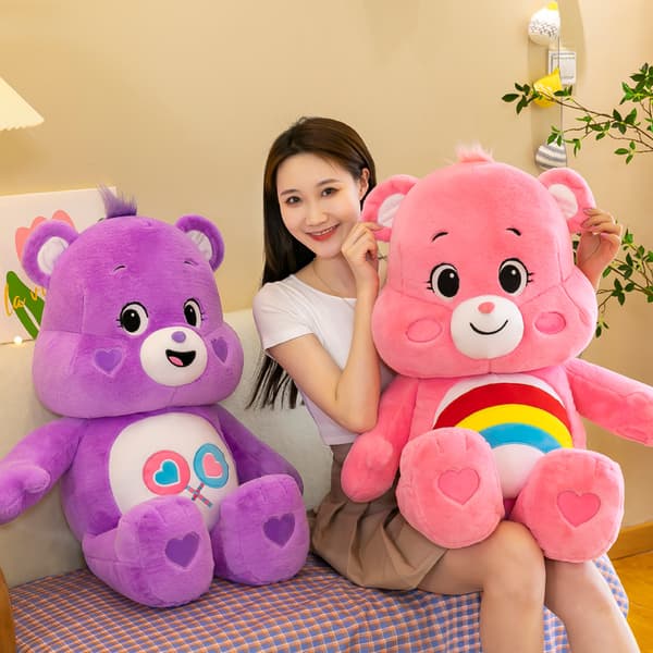 27cm Plysch - Cheer Bear - Mjukt kramvänligt material! rosa