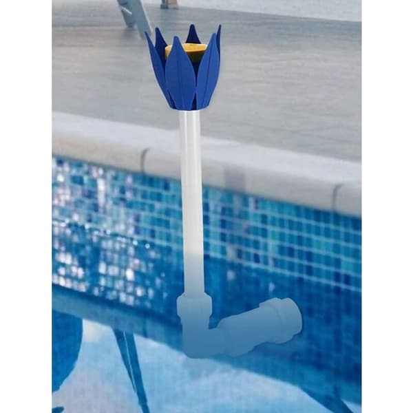 Väggmonterad blomma blomster vattenfall pool fontän spa jet pool dekoration