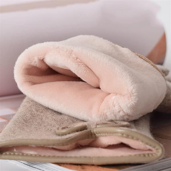 Bomulds Handsker, Dame Vinter Cashmere Touch Screen Varme Handsker